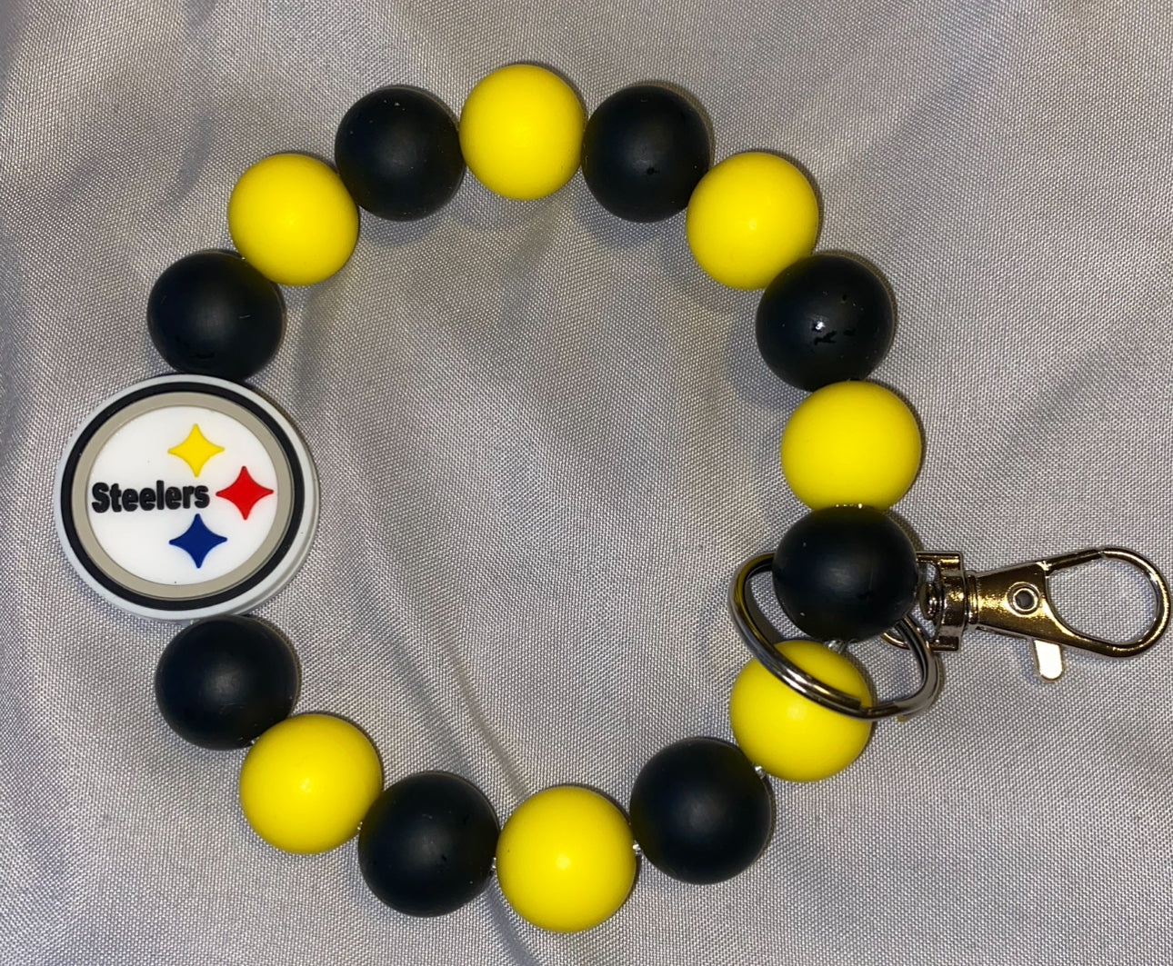 Steelers Football Wristlet