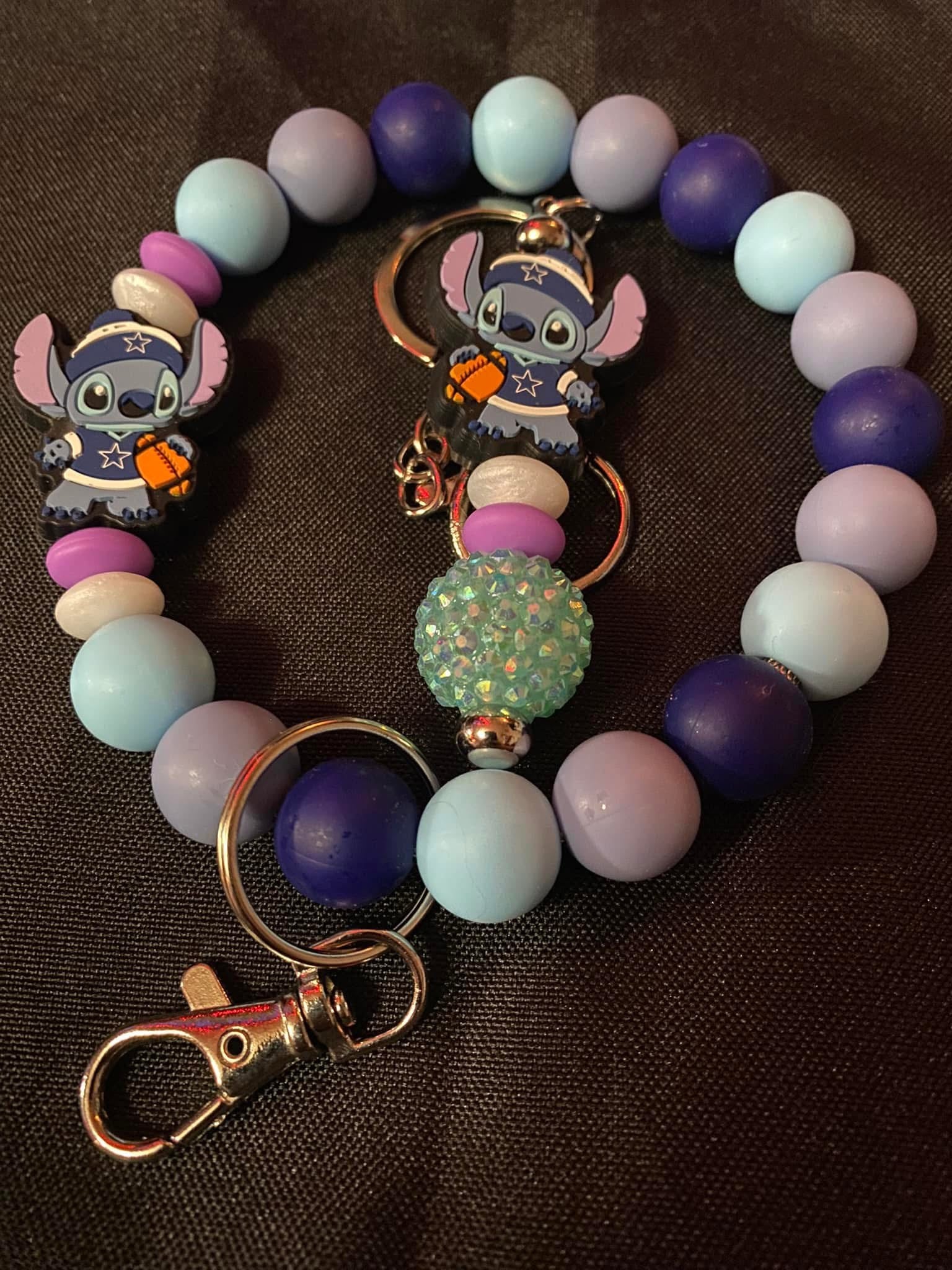 Alien Football Wristlet & Keychain Set